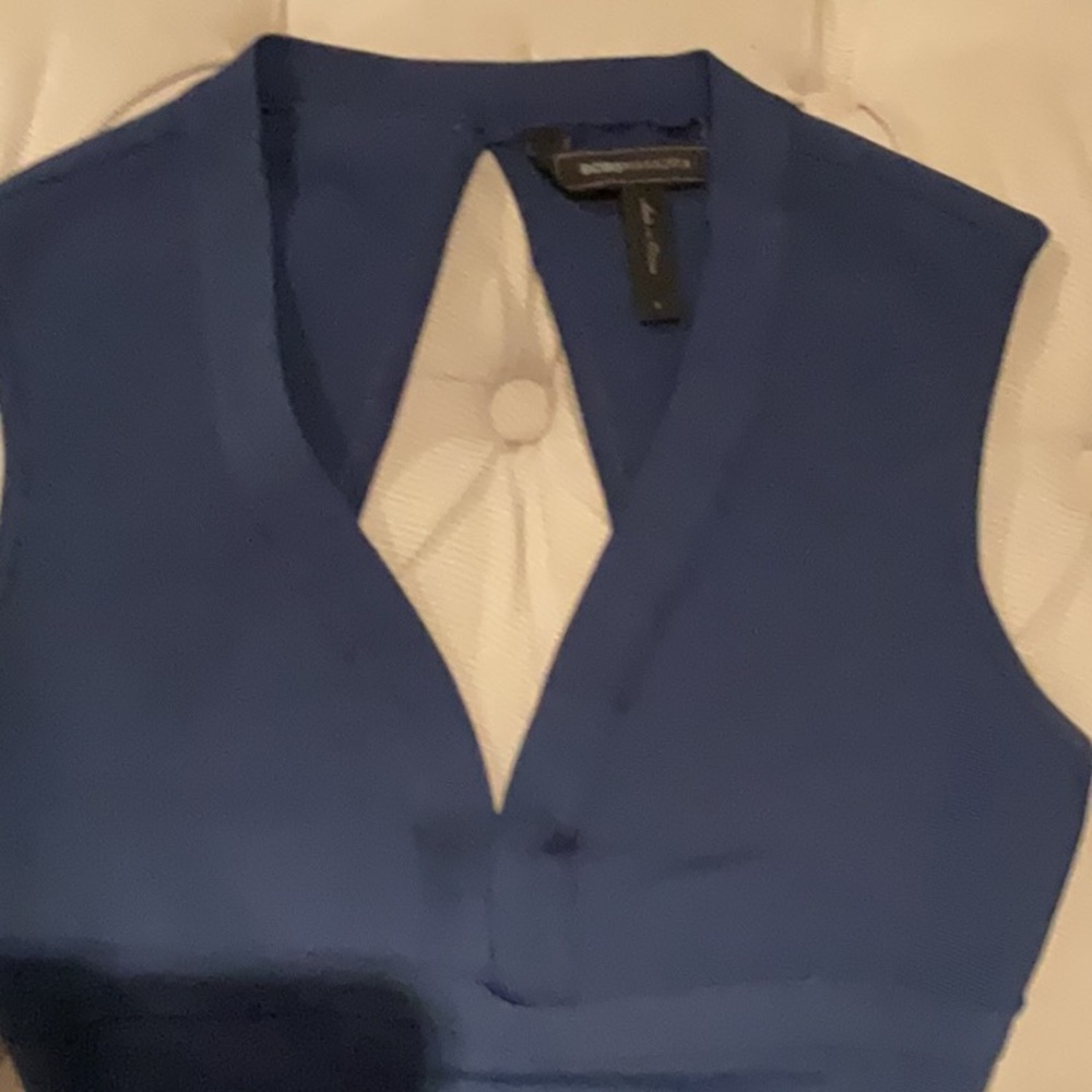 BCBGMaxAzria Royal Blue Sleeveless Mini Dress - Picture 2 of 7